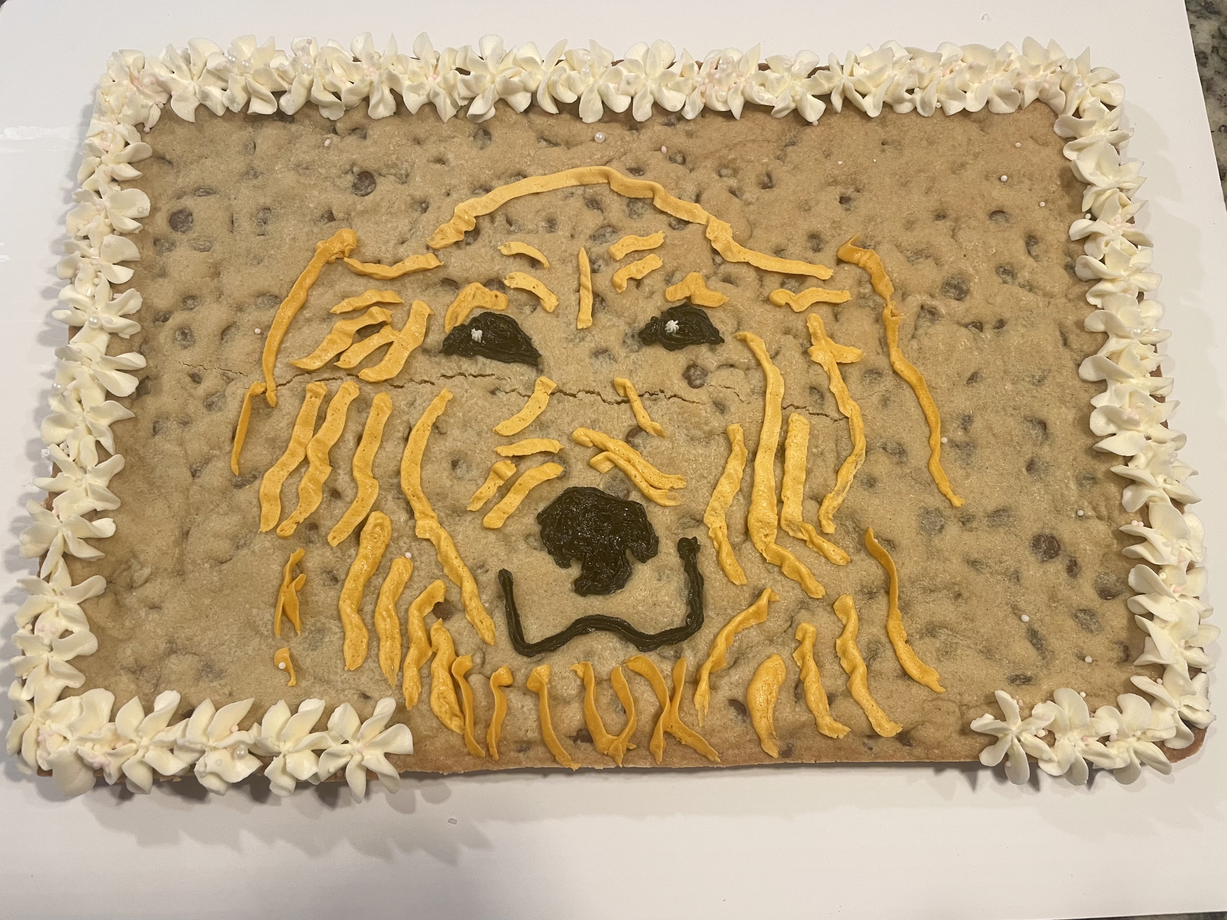 GoldenRetriever_CookieCake by Sweetened Chapters